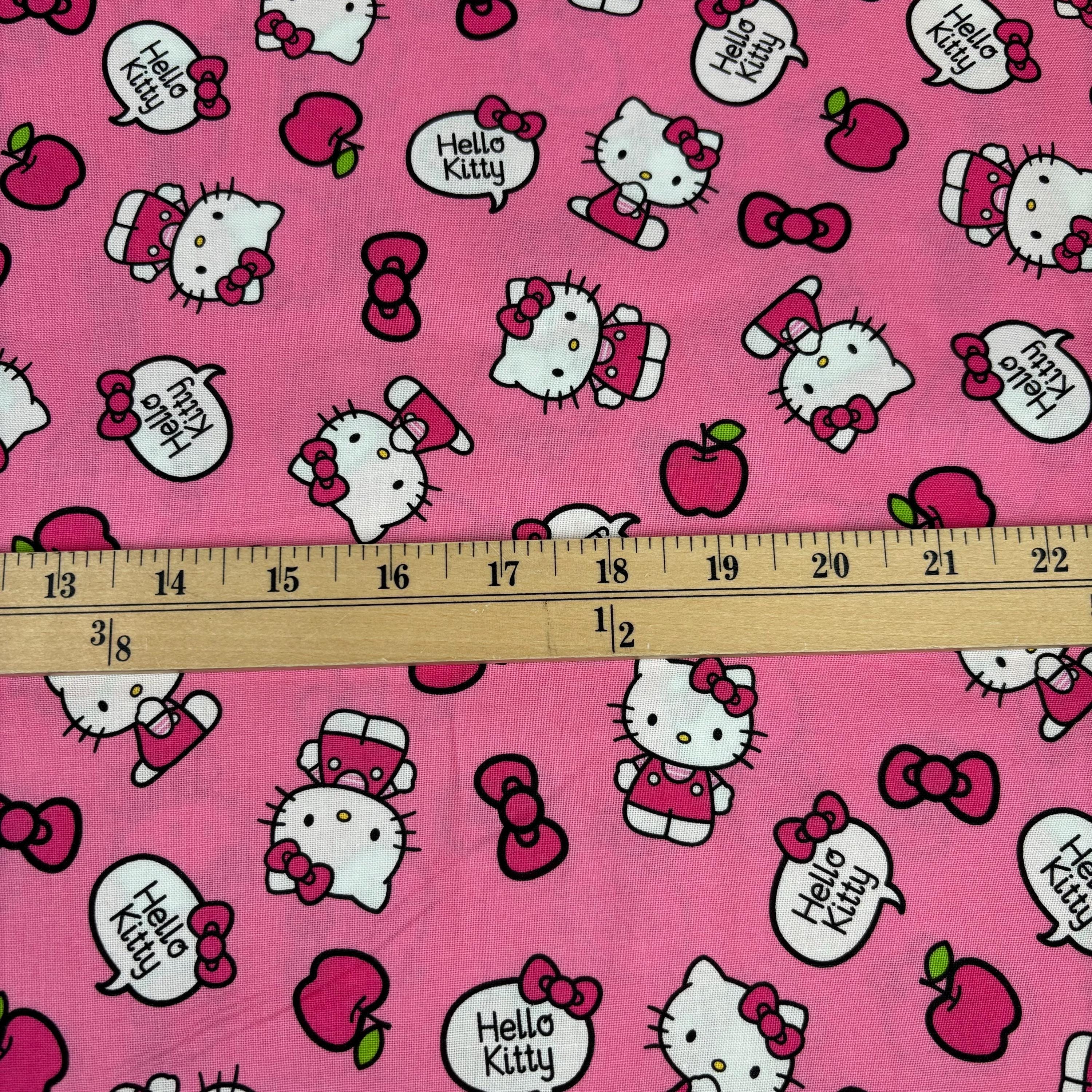 Hello Kitty Fabric Collection 100 % Cotton - Etsy
