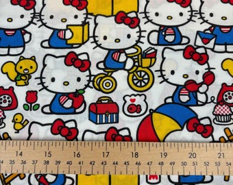 Hello Kitty Fabric Collection 100 % Cotton - Etsy