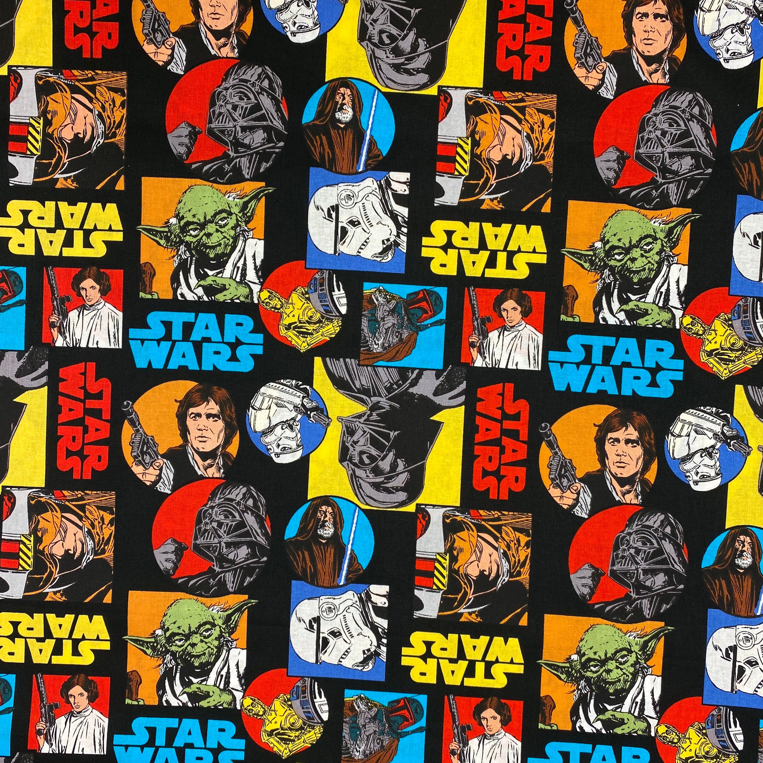 Tessuto Di Cotone Star Wars – Navi Spaziali, 112 Cm Di Larghezza – Per Cucito Creativo E Patchwork - 4
