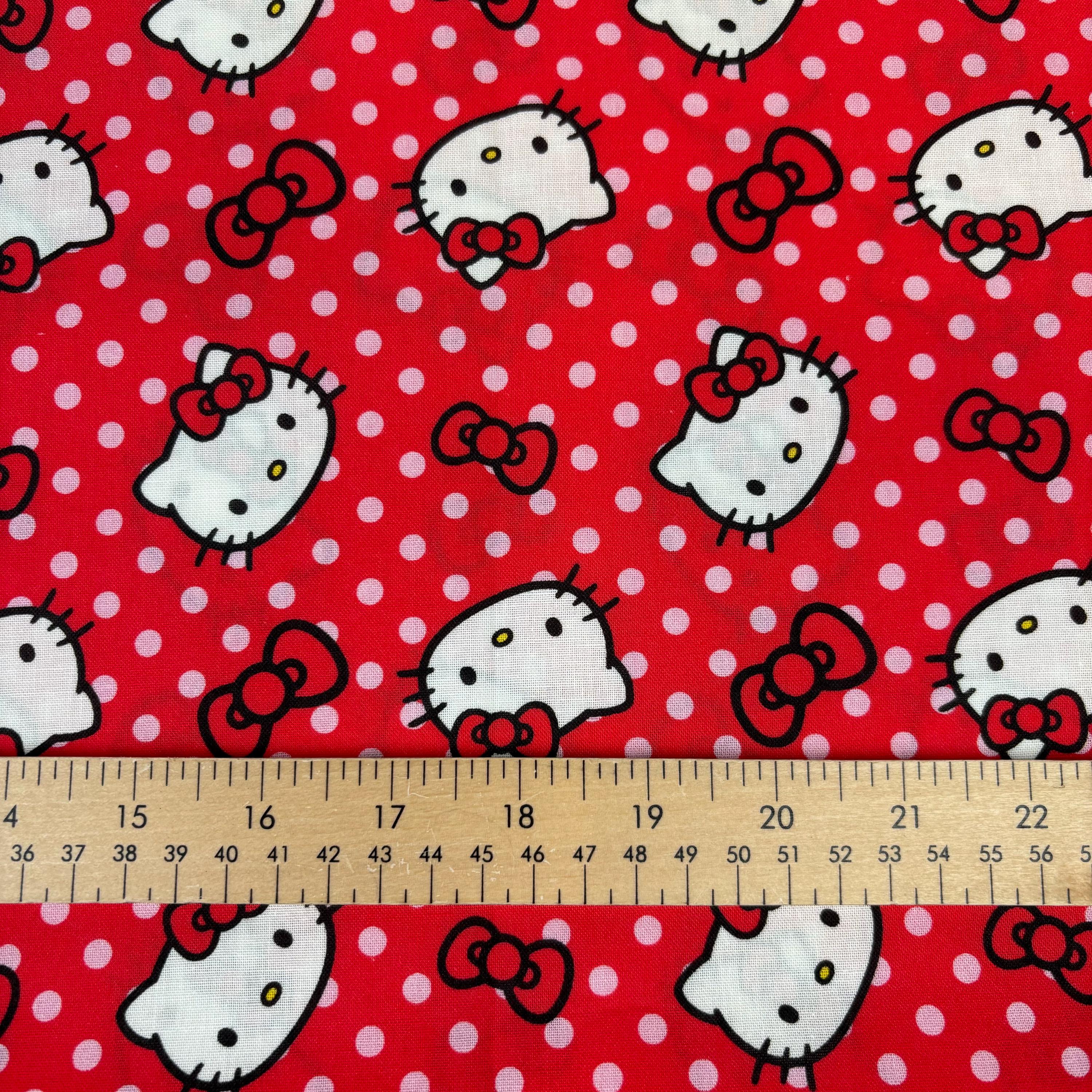 Hello Kitty Fabric Collection 100 % Cotton - Etsy