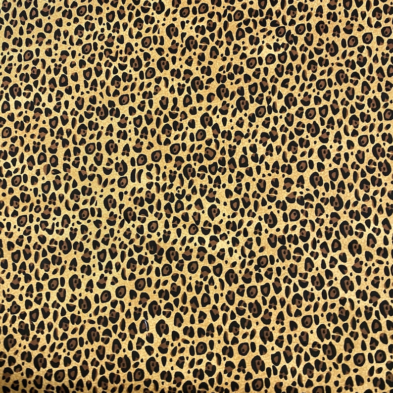 Leopard and Chetah Print Cotton Fabric Collection. 100% Cotton - Etsy