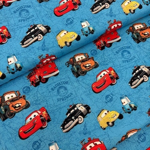 Disney Cars Movie Fabric 100% cotton