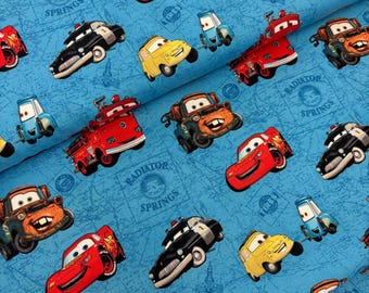 Disney Cars Movie Fabric 100% cotton