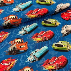 Disney Cars Film Stoff 100% Baumwolle