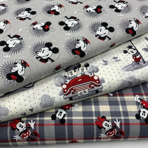 Micky und Minnie Maus Stoffkollektion