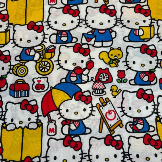 Hello Kitty Fabric Collection 100 % Cotton - Etsy
