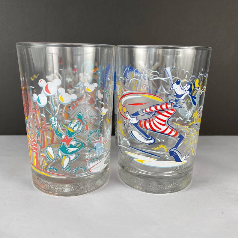 Disney World 25th Anniversary Set of 4 Glasses