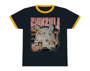 Chinzilla Unisex Ringer T-Shirt Funny Chinchilla Saying Chinchilla Woman Chinchilla Gift Shirt Chinchilla Girls Chinchillas Ringer Tee