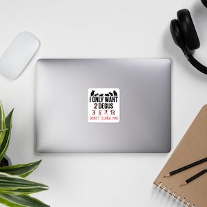 Grappige degoe zeggen voor proevende eigenaren | Geponste stickers | Proefcadeau | Octodon Degus Vinyl Sticker | Vrouwen met walging