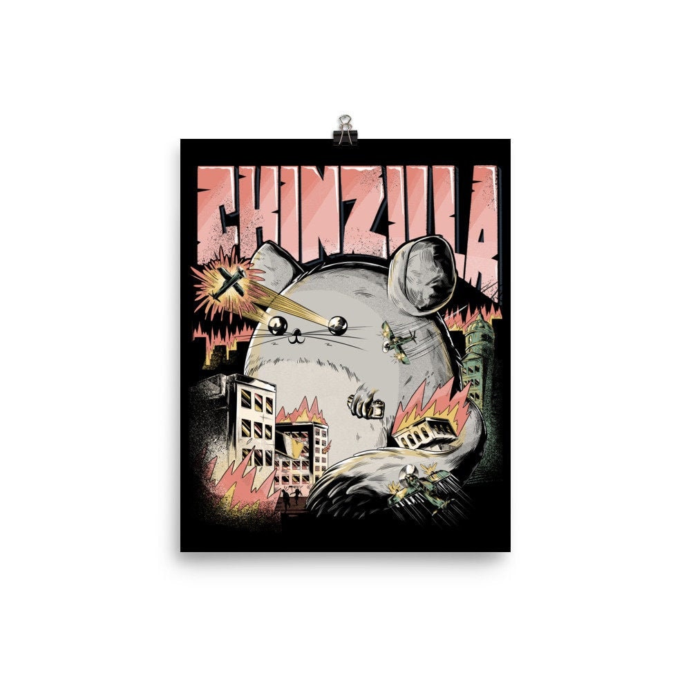 Funny Cool CHINZILLA | POSTER | Gift for Chinchilla Holders ...