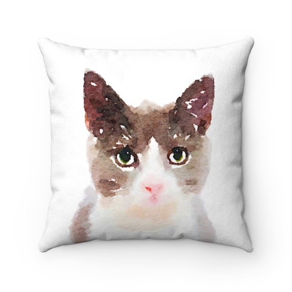 cat pillow Tuexedo cat Cat Cat lover pillow | Etsy