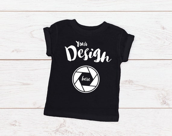 Download Black Bella Canvas 3001t Unisex T-Shirt Flat Lay - Free ...