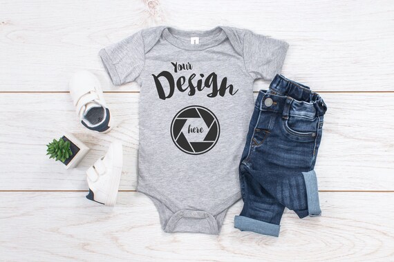 Bella Canvas 100b Mockup One Piece Mockup