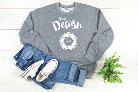 Graphite Heather Gildan 18000 SweaT-Shirt Mockup Unisex SweaT-Shirt Flat Graphite Heather Gildan 18000 SweaT-Shirt Mockup Unisex SweaT-Shirt Flat