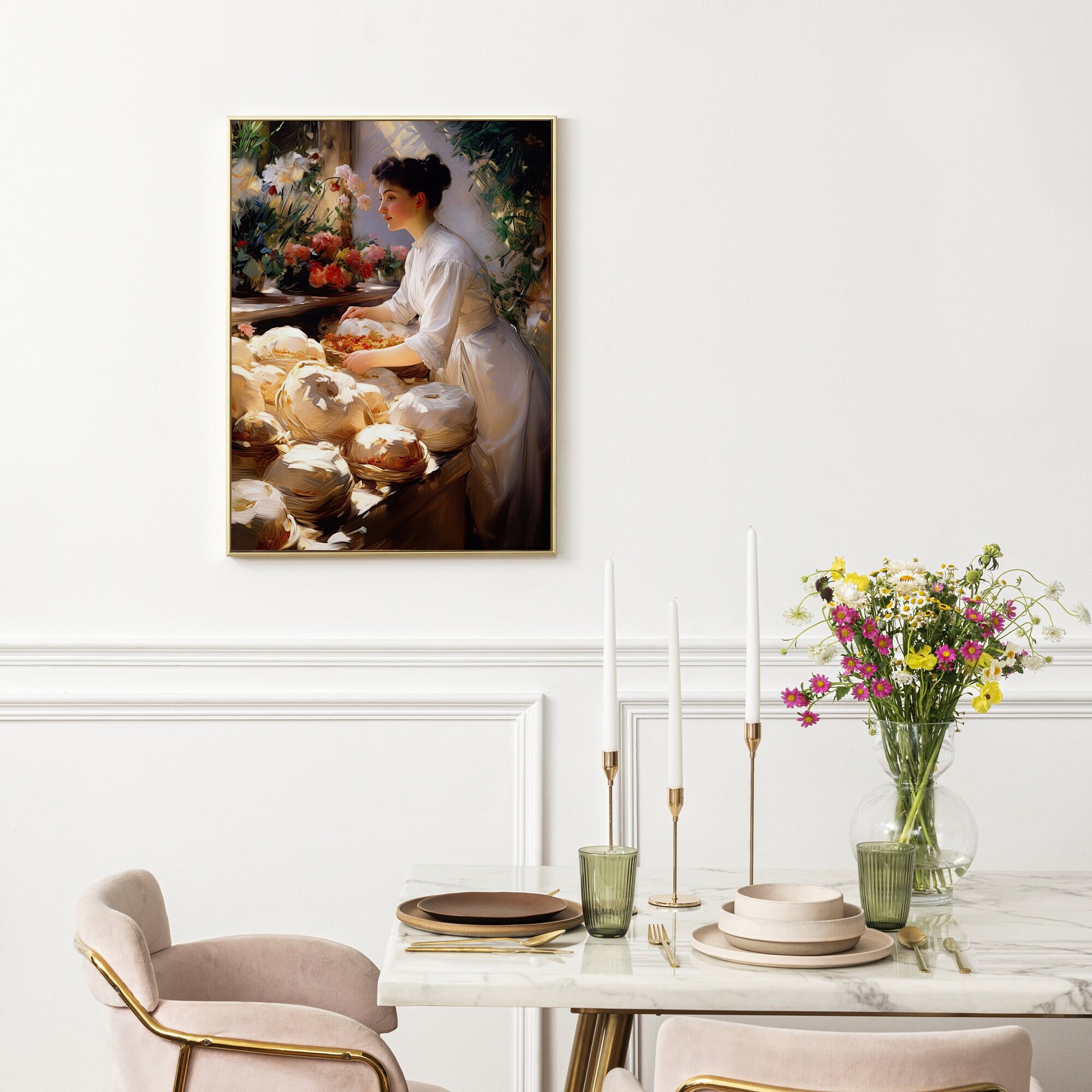Mira At The Bakery Vintage Food Art Kitchen Art Impressionism mira-at-the-bakery-vintage-food-art-kitchen-art-impressionism