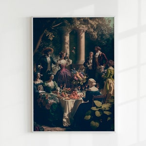 The Garden Party | Caravaggio style, 17th Century Art, Italian Renaissance Painting, Baroque Painting, Classical Painting, Renaissance Art