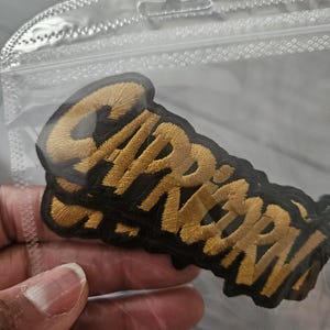 Zodiac word patches