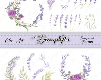 Lavender Vector Etsy