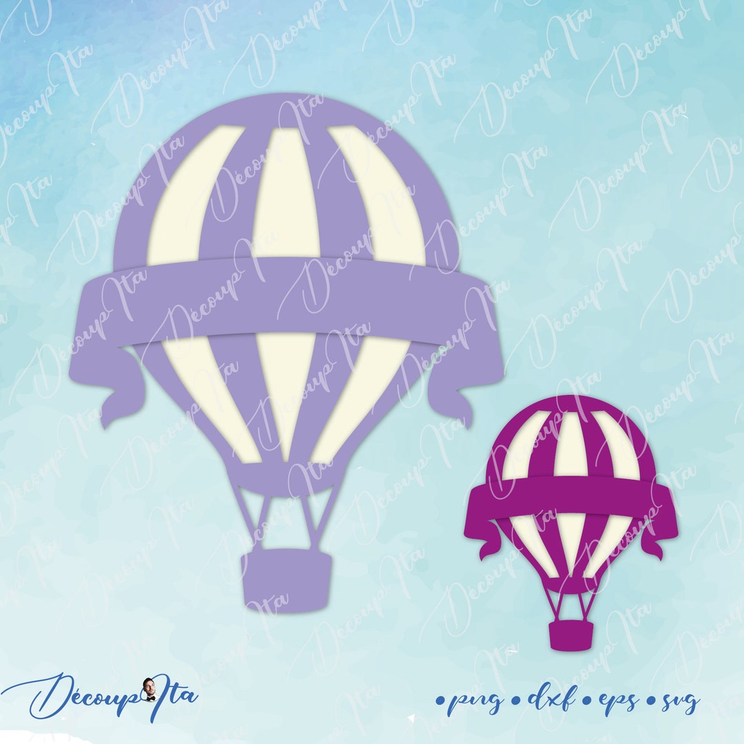 Hot Air Balloon SVG, Cut File, Hot Air Balloon Clipart Cut Files ...