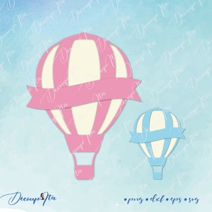 Mongolfiera SVG cut, mongolfiera SVG, Clipart mongolfiera cut file Silhouette, file per Cricut, vettoriale, Svg, Dxf, Png, Eps, Design