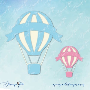 Mongolfiera SVG cut, mongolfiera SVG, Clipart mongolfiera cut file Silhouette, file per Cricut, vettoriale, Svg, Dxf, Png, Eps, Design