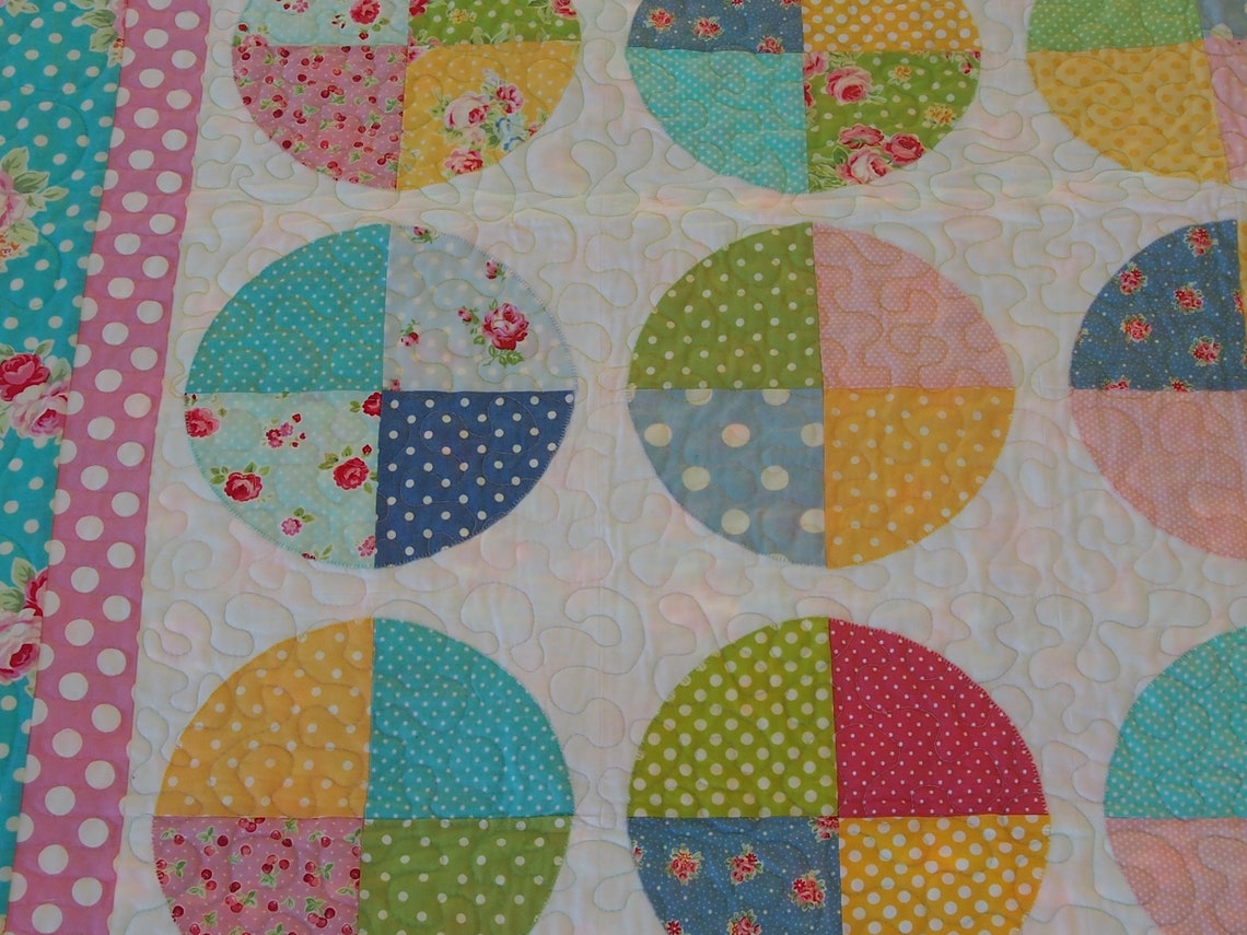 Spots-on-spots Quilt PDF Sewing Pattern - Etsy