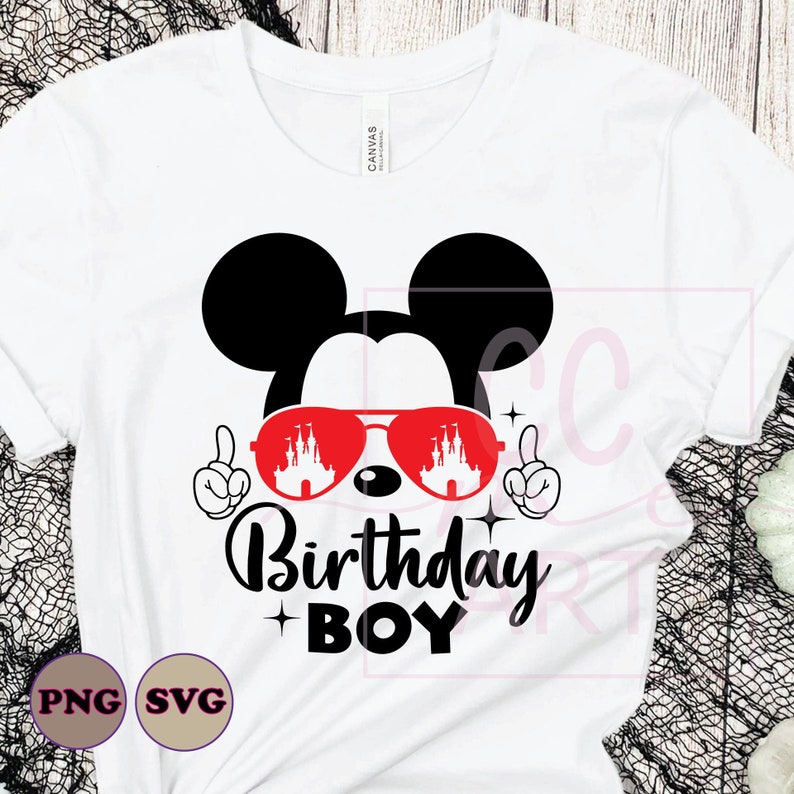 Birthday Boy Svg, Birthday Boy Png, Birthday Squad, Svg, Png, Family Trip 2025 Svg, Mickey Mouse and Minnie Mouse head, Castle fireworks, Mickey Minnie 2025, 2025 svg, 2025 svg