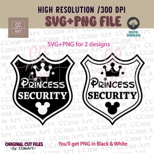 Princess Security Svg, Funny Dad Svg, Boyfriend Security Svg, Family Trip Svg, Funny Girl Quote Svg, Birthday Girl, Family Trip 2023 Svg,