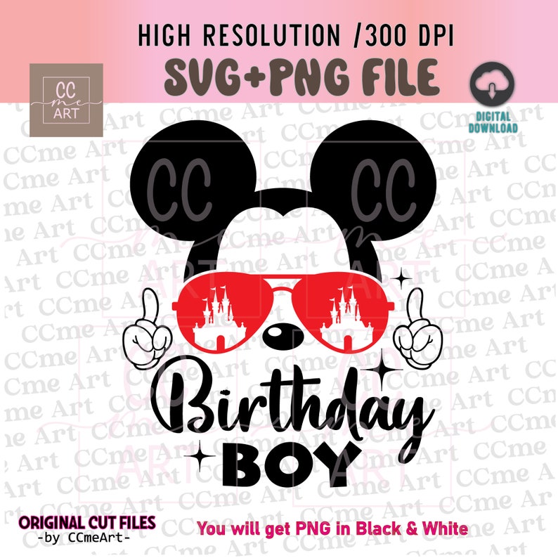 Birthday Boy Svg, Birthday Boy Png, Birthday Squad, Svg, Png, Family Trip 2025 Svg, Mickey Mouse and Minnie Mouse head, Castle fireworks, Mickey Minnie 2025, 2025 svg, 2025 svg