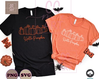Cześć Pumpkin Svg, Hej Pumpkin Svg, Słodka Dynia Jesień Png, Święto Dziękczynienia Png, Dynia Png, Szczęśliwa Jesień Svg, Jesienna Koszula, Sylwetka, Cricut