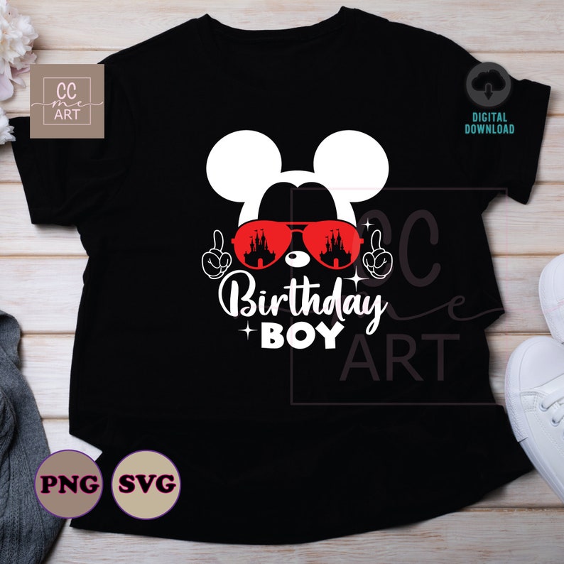 Birthday Boy Svg, Birthday Boy Png, Birthday Squad, Svg, Png, Family Trip 2025 Svg, Mickey Mouse and Minnie Mouse head, Castle fireworks, Mickey Minnie 2025, 2025 svg, 2025 svg