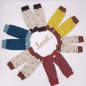 Wool/silk leg warmers for babies and toddlers