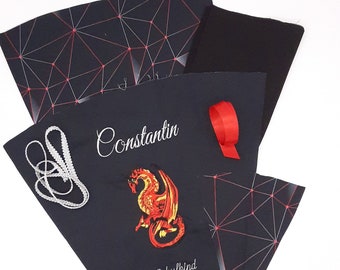 Kit de costura DIY cone escolar de dragão adequado para o dragão Drako passo a passo