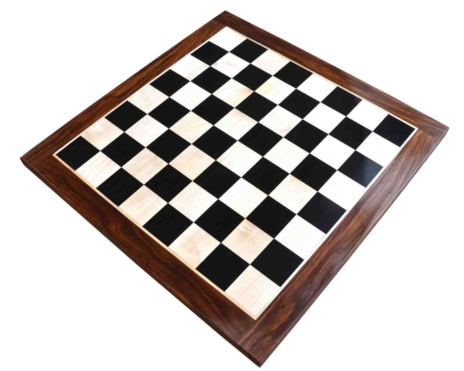 Ebony Sheesham Wood Chess Board 23 60 Mm Etsy