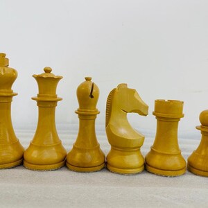 World Championship Chess Pieces Set 3.75 Official FIDE Approved