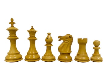 Royal Staunton Eboniesd (drewno barwione) Figury szachowe 4"