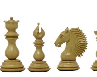 Bellagio Series Premium Staunton 4,4" szachy z hebanu i drewna bukszpanowego