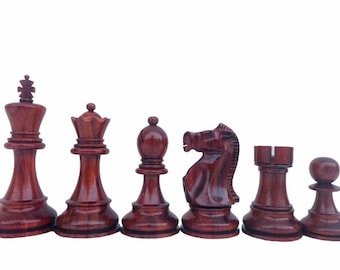 Fisher Spassky Staunton 3,75" Redwood