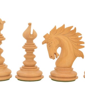 Savano Staunton Chess pieces 4.3&quot; Ebony wood