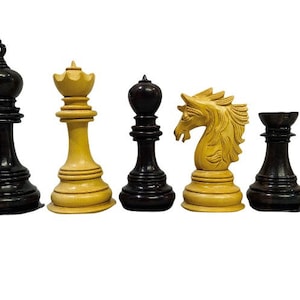 The Dubliner Luxury Rose Wood Chess Pieces 4.7&quot;
