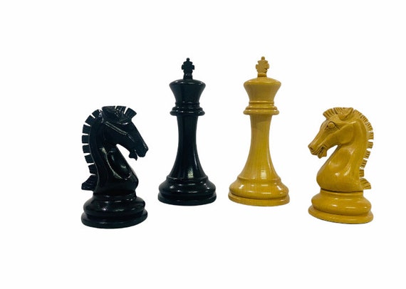 Staunton St. Petersburg Chess Set, Box and Board Combination - Ebony