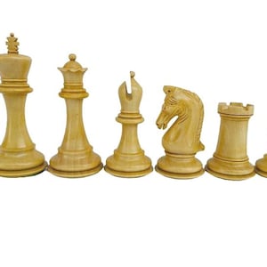 Sinquefield Imperial Staunton Chess Pieces3.75&quot; King in Sheesham wood Triple Weighted