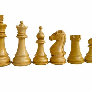 Majestic Staunton Chess Pieces - Double Weighted Ebonised 4&quot;