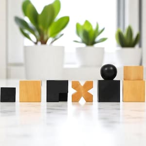 Combo of Bauhaus  Chess pieces -Ebonised/ Boxwood - Solidwood 2&quot; with sheesham wood storage box and Ebony wood Roll up Chess Board