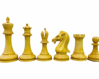Frank USA Staunton Chess Series 3.9" drewno hebanowe