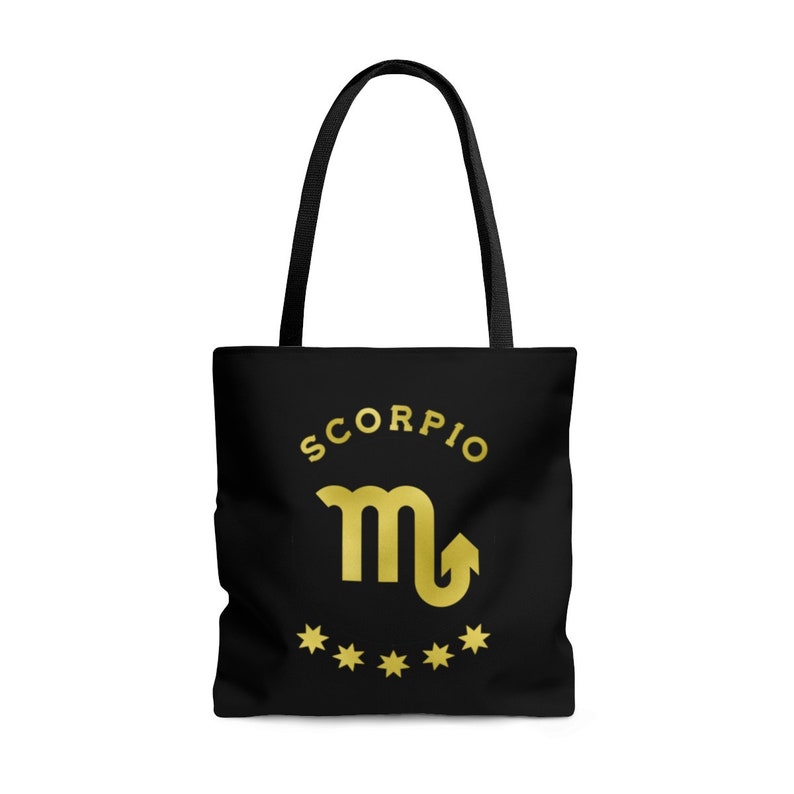 Scorpio Zodiac Sign Personalized Astrology Tote Bag