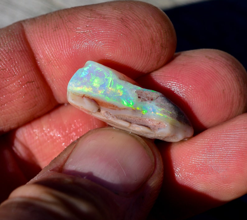 Australian Opal Rough Gemstone 16.30 Carat Mintabie Rough - Etsy