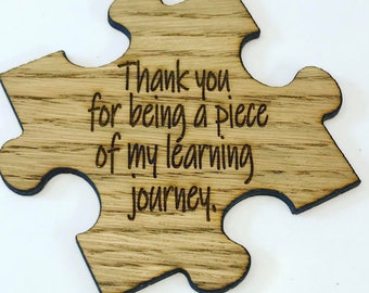 Personalised Engraved Awesome Teacher Oak Photo Frame End of Term Thank You Gift