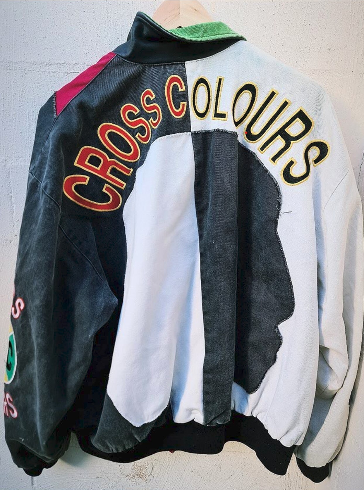 Vintage Rare Cross Colours Large Jacket 1990s Hiphop Streetwear Hiphop ...