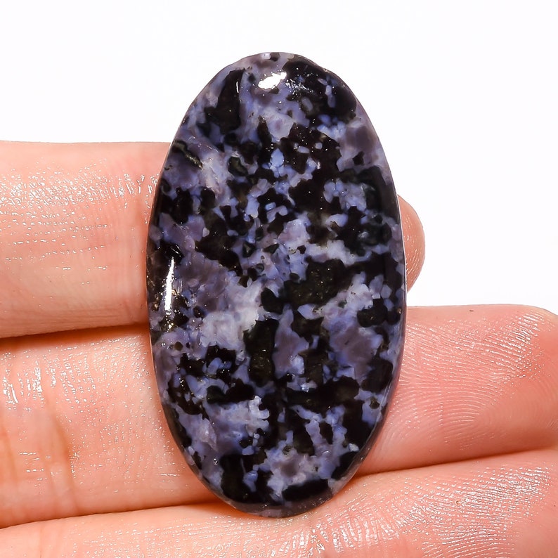 Excellent Gabbro Jasper Oval Shape Cabochon Loose Gemstone For Making Jewelry 36 Ct 39X22X5 mm J-3956